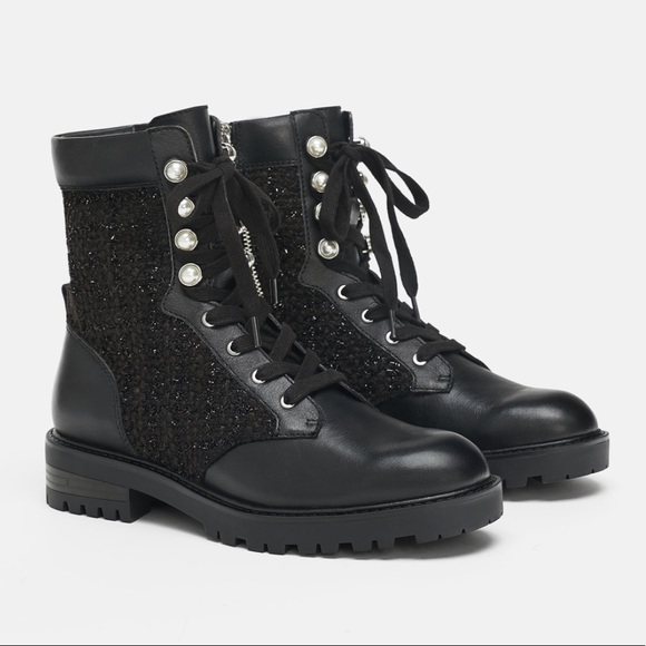 zara army boots